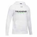 Men's UA Hustle Fleece Hoodie White